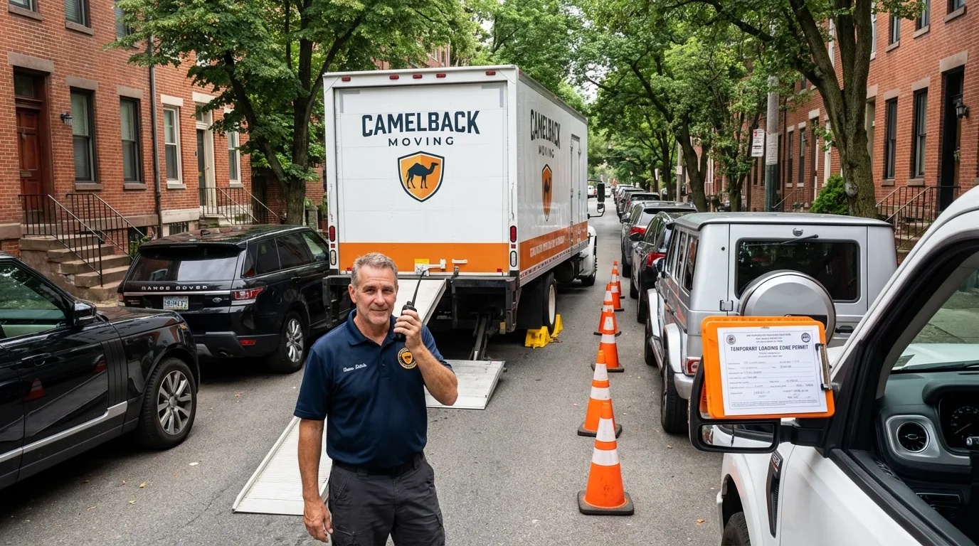City street loading permit setup in Wayland, NY