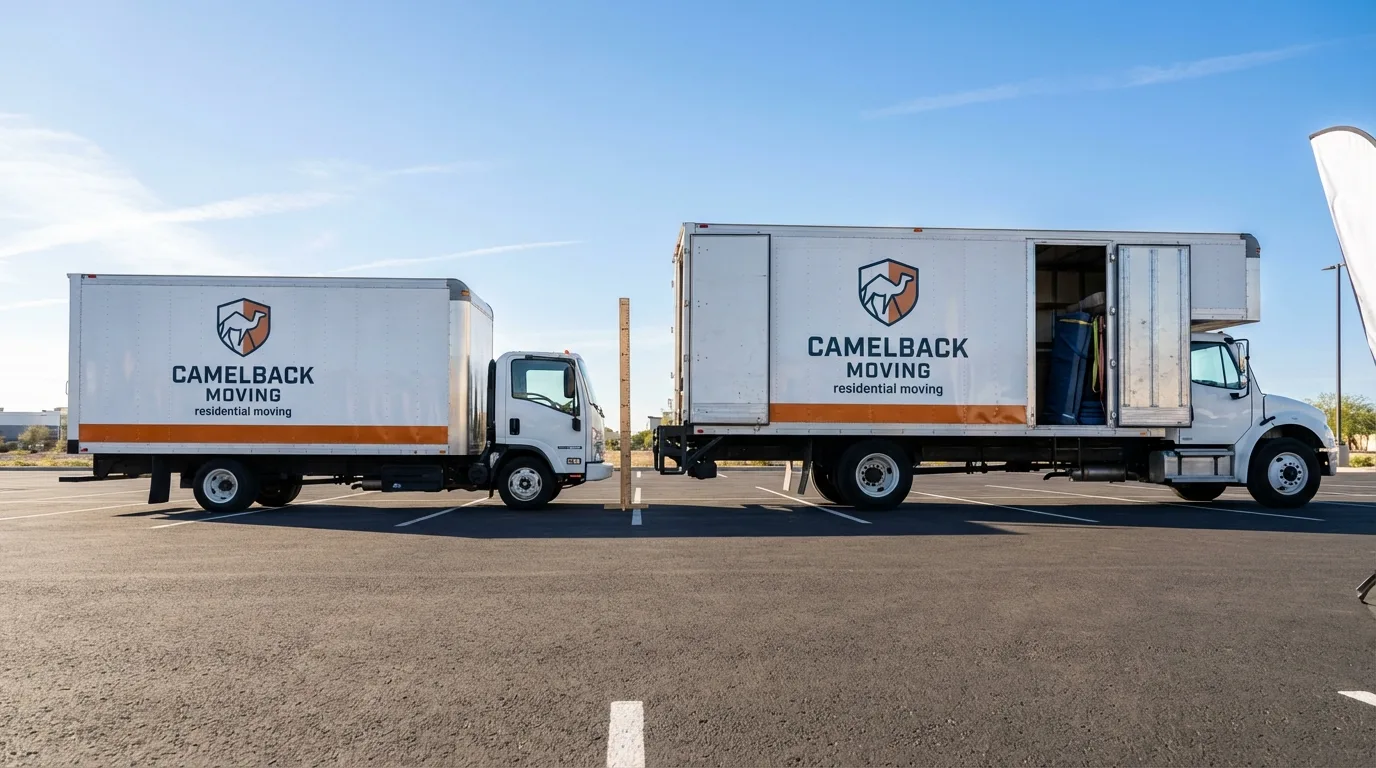 Moving truck size capacity guide in Wayland